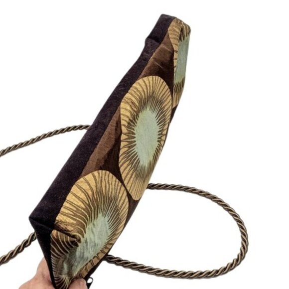 Jaclyn Gray Designs Brown Brocade Tote Bag - Picture 4 of 6